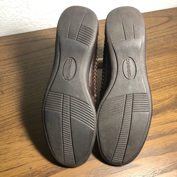 Covington Florence Women’s Brown Woven Leather Slip On Shoe Size 5M - Picture 8 of 9